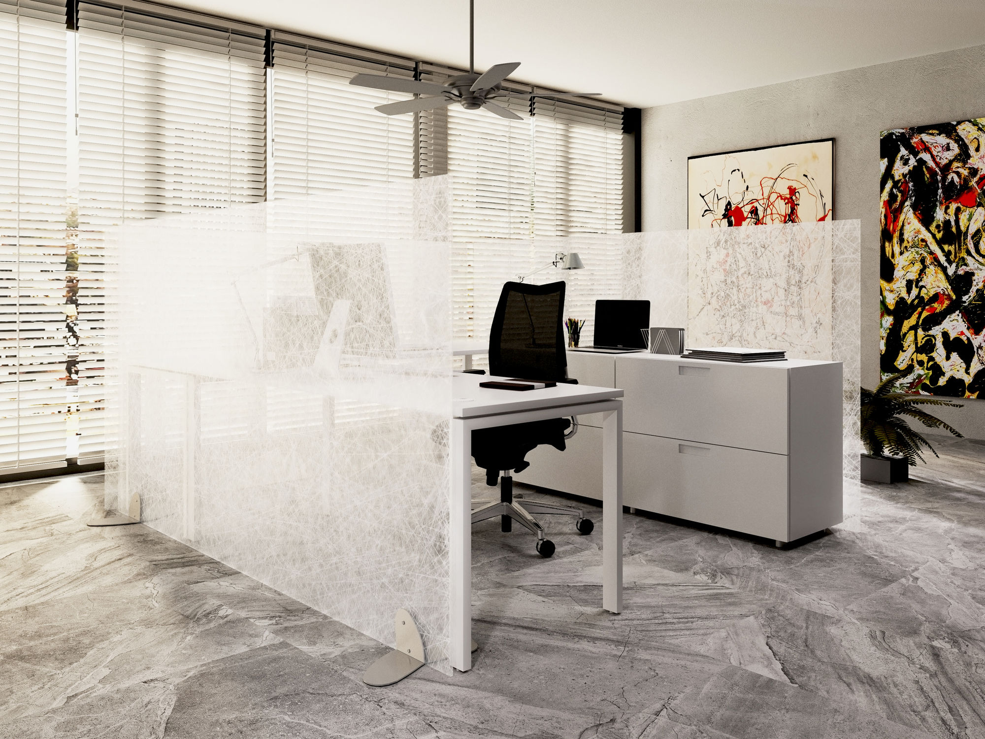 Фото Мобильные стеклянные перегородки NAYADA-ICE