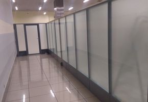 Перегородки на  алюминиевом профиле NAYADA для   аэропорта Кольцово