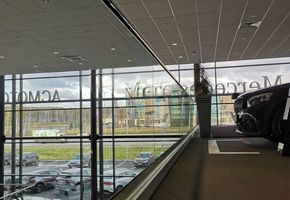 Выполнен проект для автосалона Mercedes