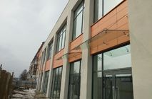 Стеклянные козырьки для Торгового центра