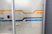 Изготовление и монтаж стационарных перегородок TWIN и двери Nayada Intero W г. Екатеринбург в IT-компании «Тензор»