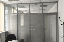 Стационарные перегородки Nayada – Standart в БЦ «Нобель» для компании ООО «СтальИнтекс»