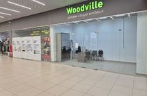 Изготовление цельностеклянной перегородки для дизайн-студии мебели Woodville