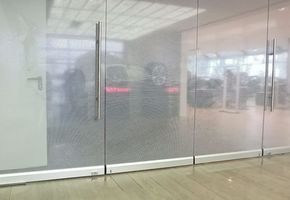 NAYADA SmartWall G5 в проекте Nayada приняла участие в реконструкции внутреннего пространства автосалона Audi