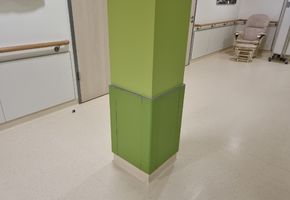 Панели из HPL компакт-пластика в проекте Облицовка HPL компакт пластиком в клинике