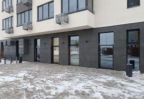 Светопрозрачные фасадные конструкции в проекте Установка навесных вентилируемых фасадов и дверей Nayada-Fasad для ЖК ДОК ГП 2.1. в г. Тюмени