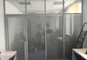 NAYADA-Standart в проекте Стационарные перегородки Nayada – Standart в БЦ «Нобель» для компании ООО «СтальИнтекс»
