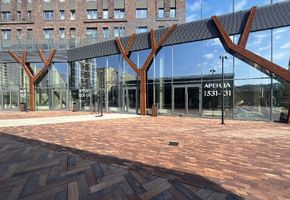 Двери фасадные Nayada-Fasad в проекте Остекление на объекте ЖК «Машаров» ГП.2